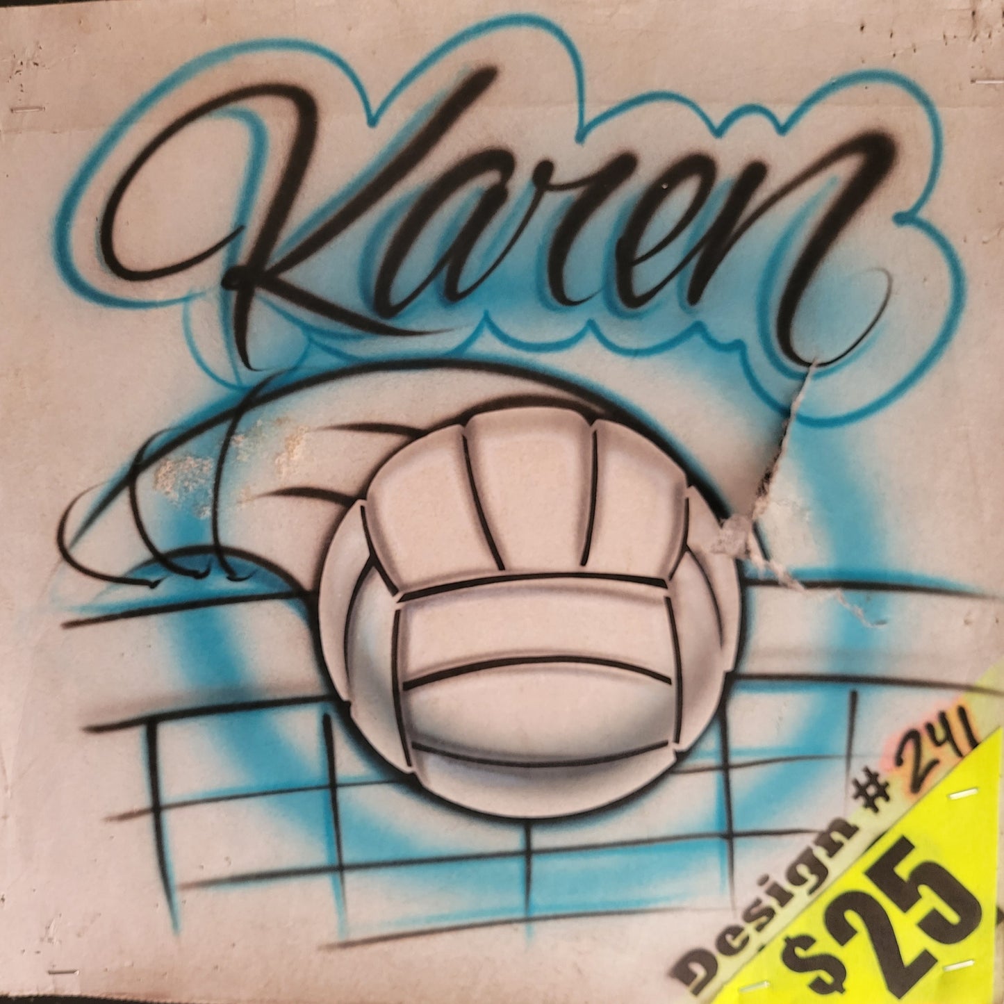 Volleyball tee