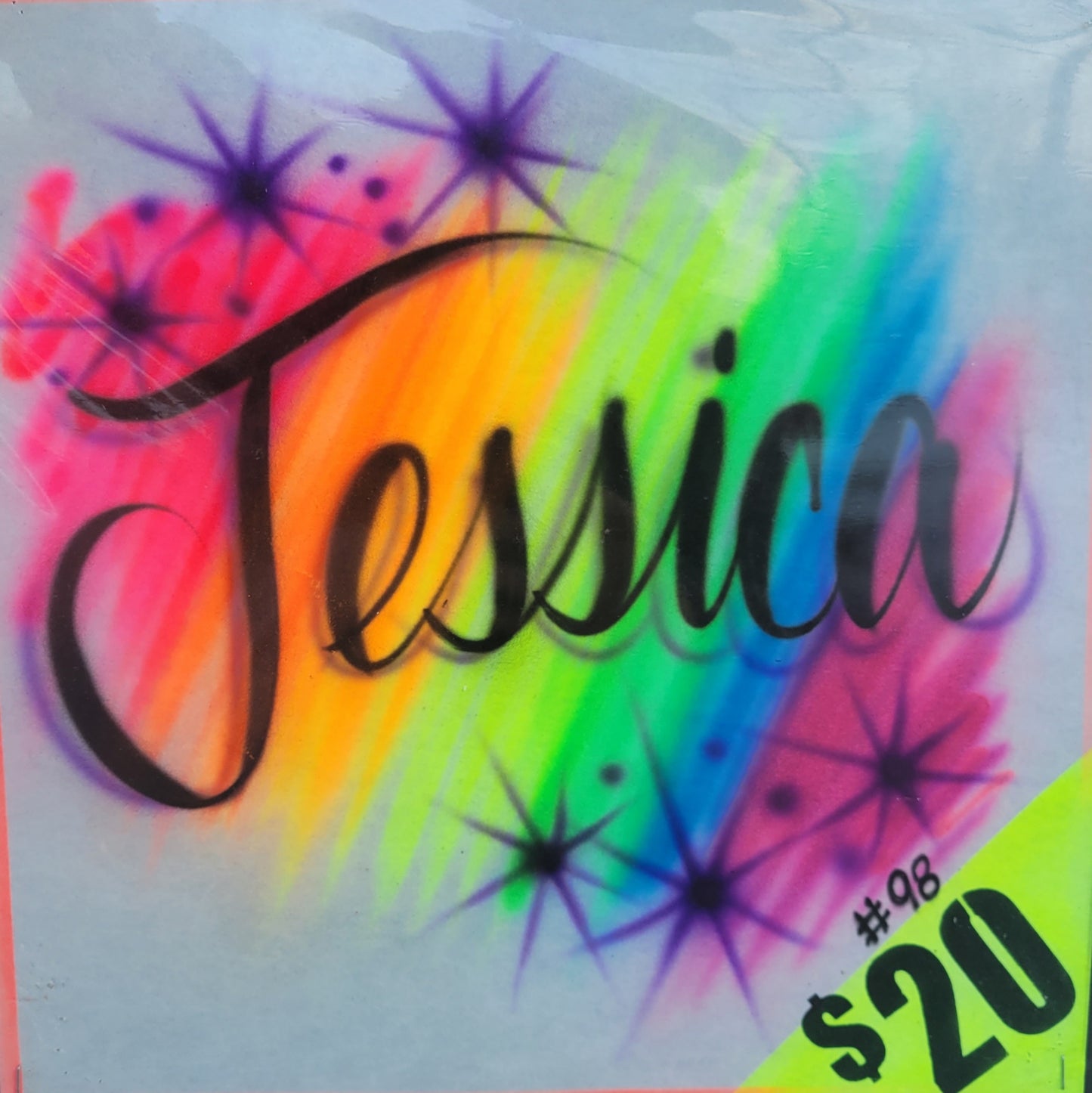 Slash rainbow tee
