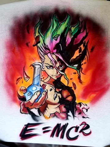 Custom painted Dr. Stone Tee