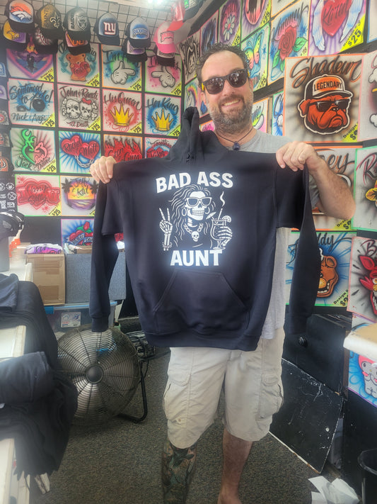 Bad ass aunt hoodie