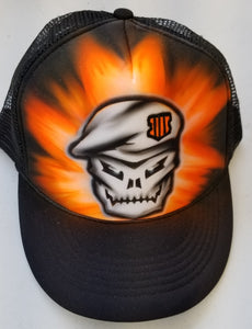 Hand Painted Black Ops 4 Hat