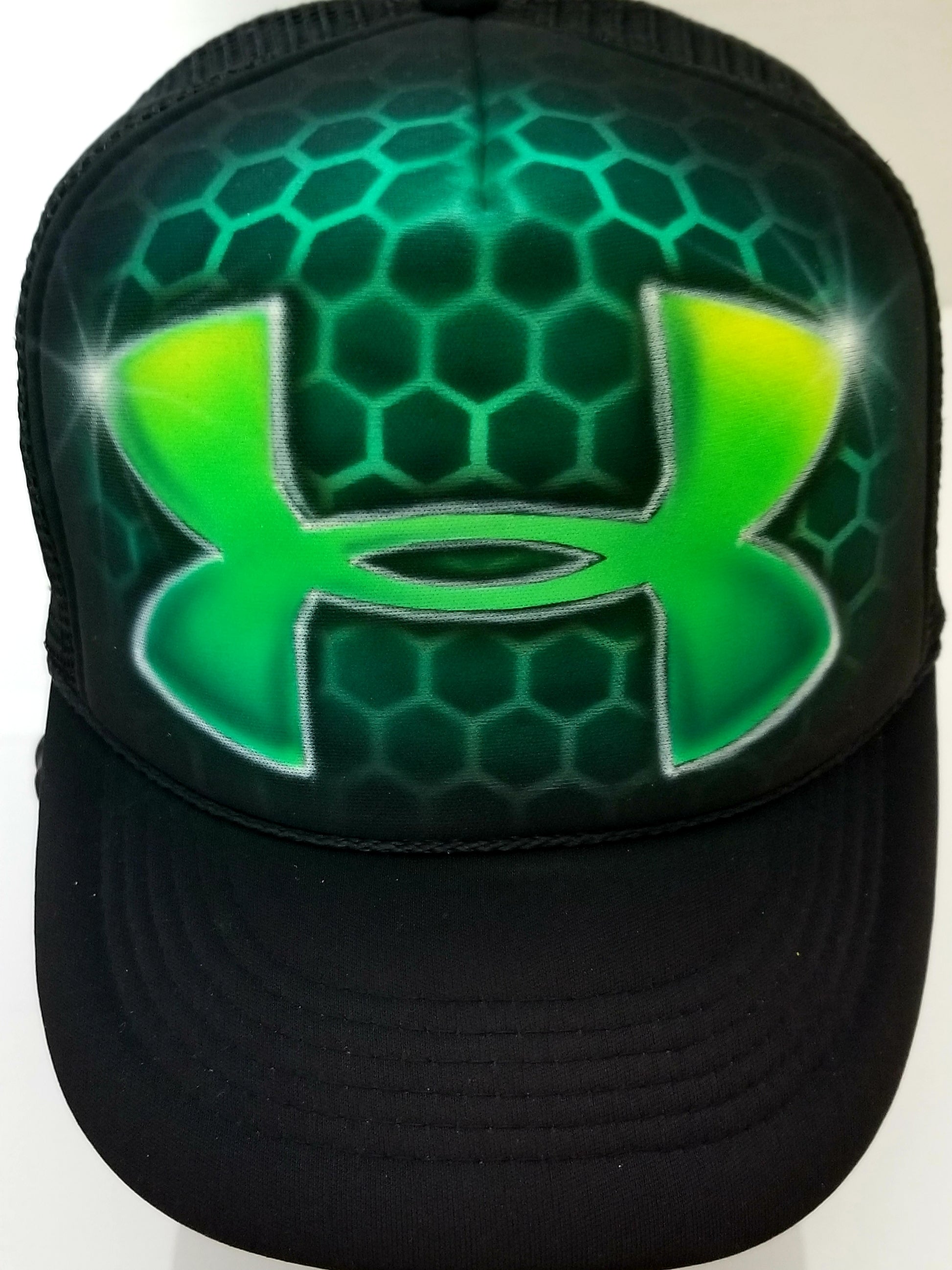 Hand Painted Under Armor Hat – Vicious Paint
