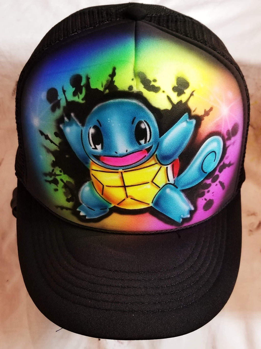 Hand Painted Squirtle Hat