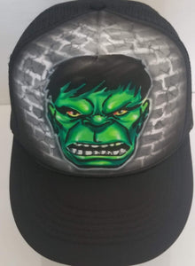 Hand Painted Hulk Hat