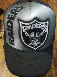 Hand Painted Raiders Hat