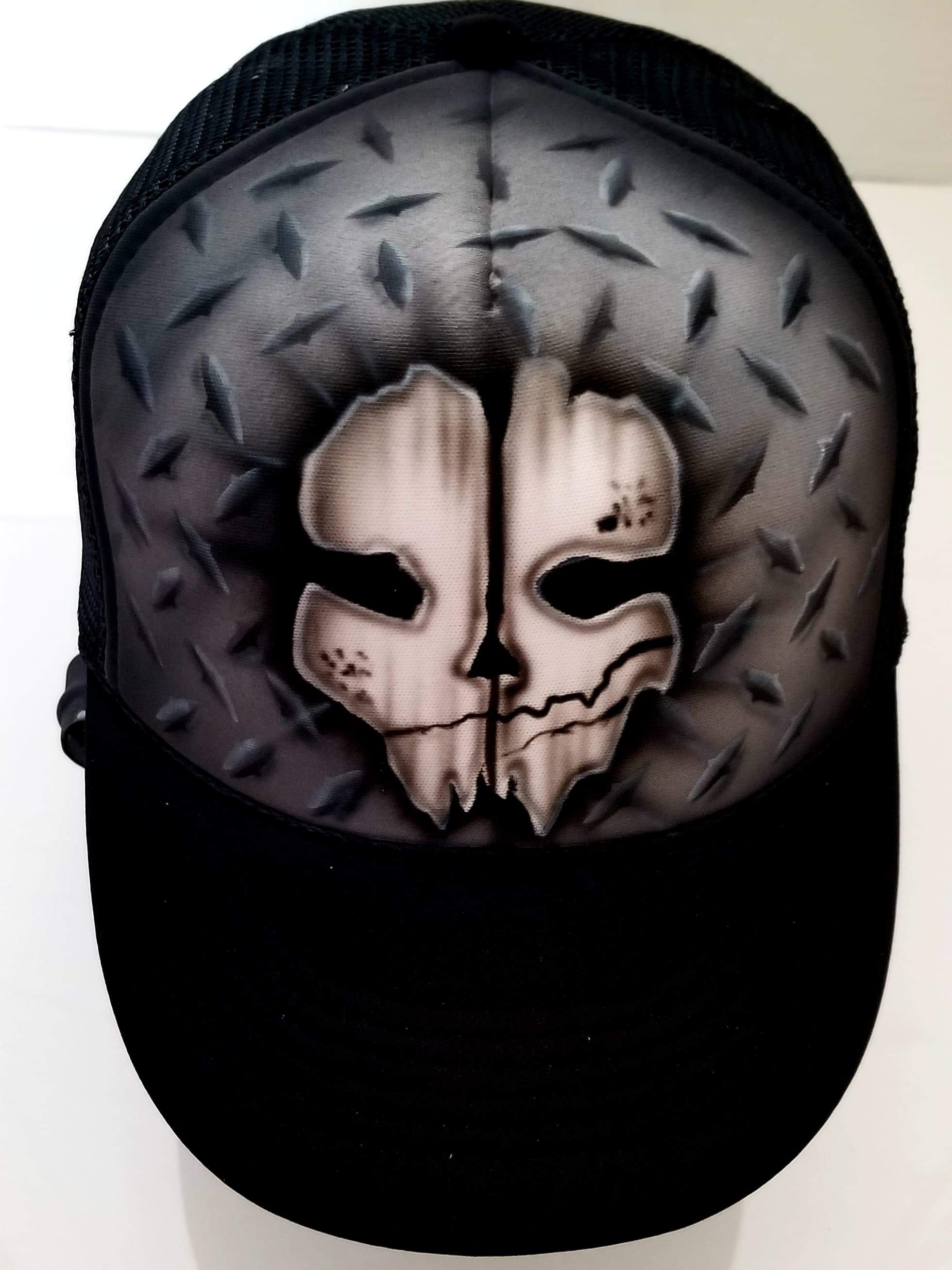 Hand Painted COD Ghost Hat